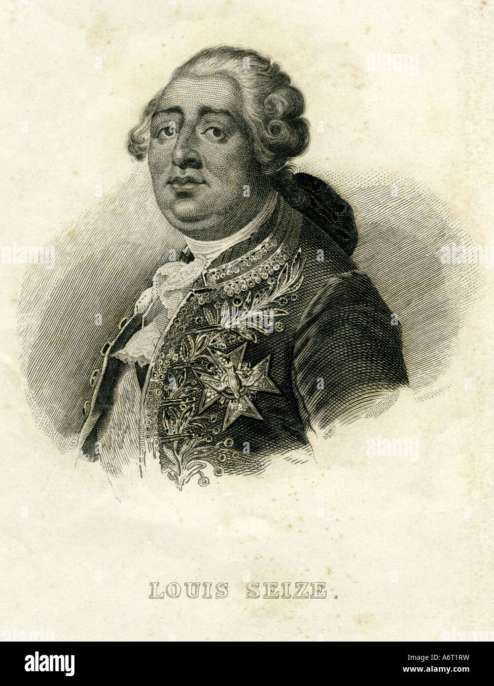 Louis XVI, 23.8.1754 - 21.1.1793, re di Francia, 10.5.1774 - 21.9.1792, incisione del XVIII secolo, la storica, storica, Francia, Foto Stock