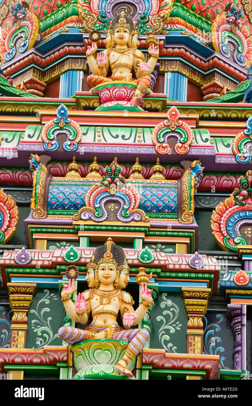 Dettagli del Sri Siva Subramaniya Swami tempio Hindu a Nadi, Isole Figi Foto Stock