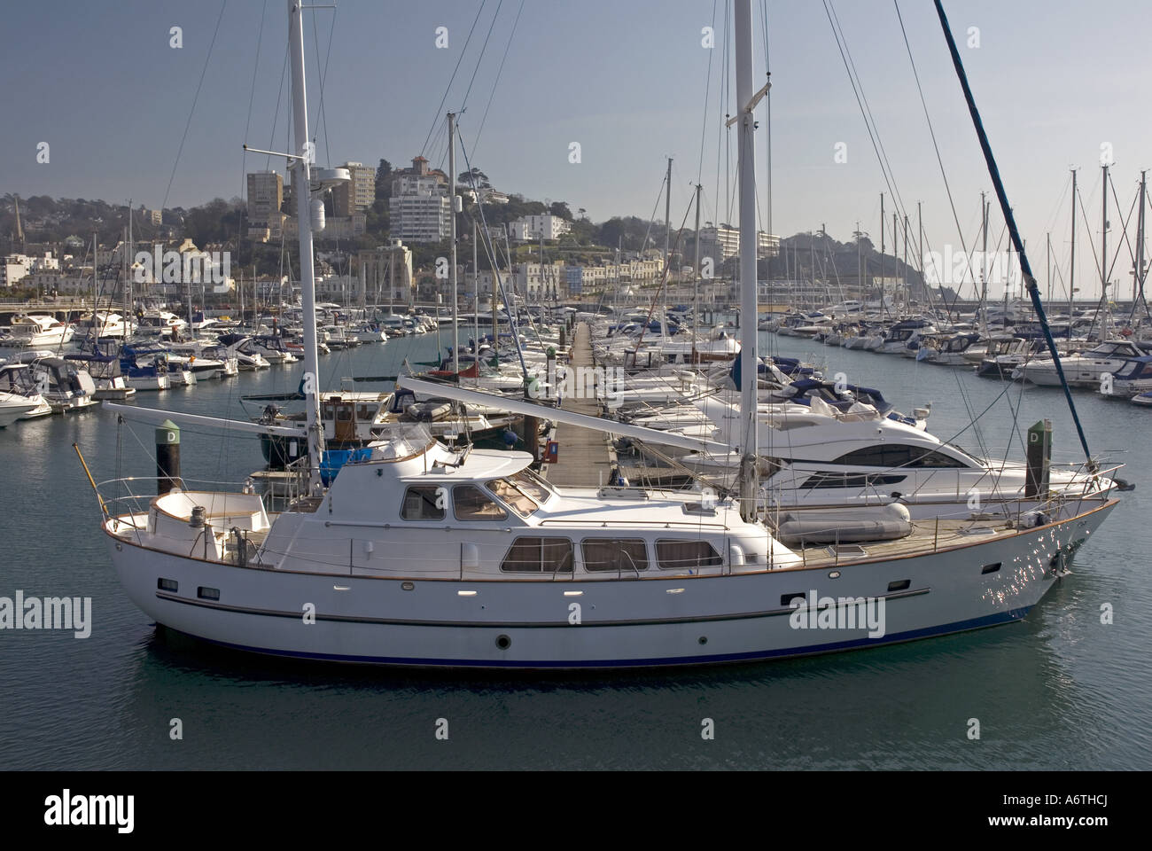 Marina a Torquay, Devon meridionale Foto Stock