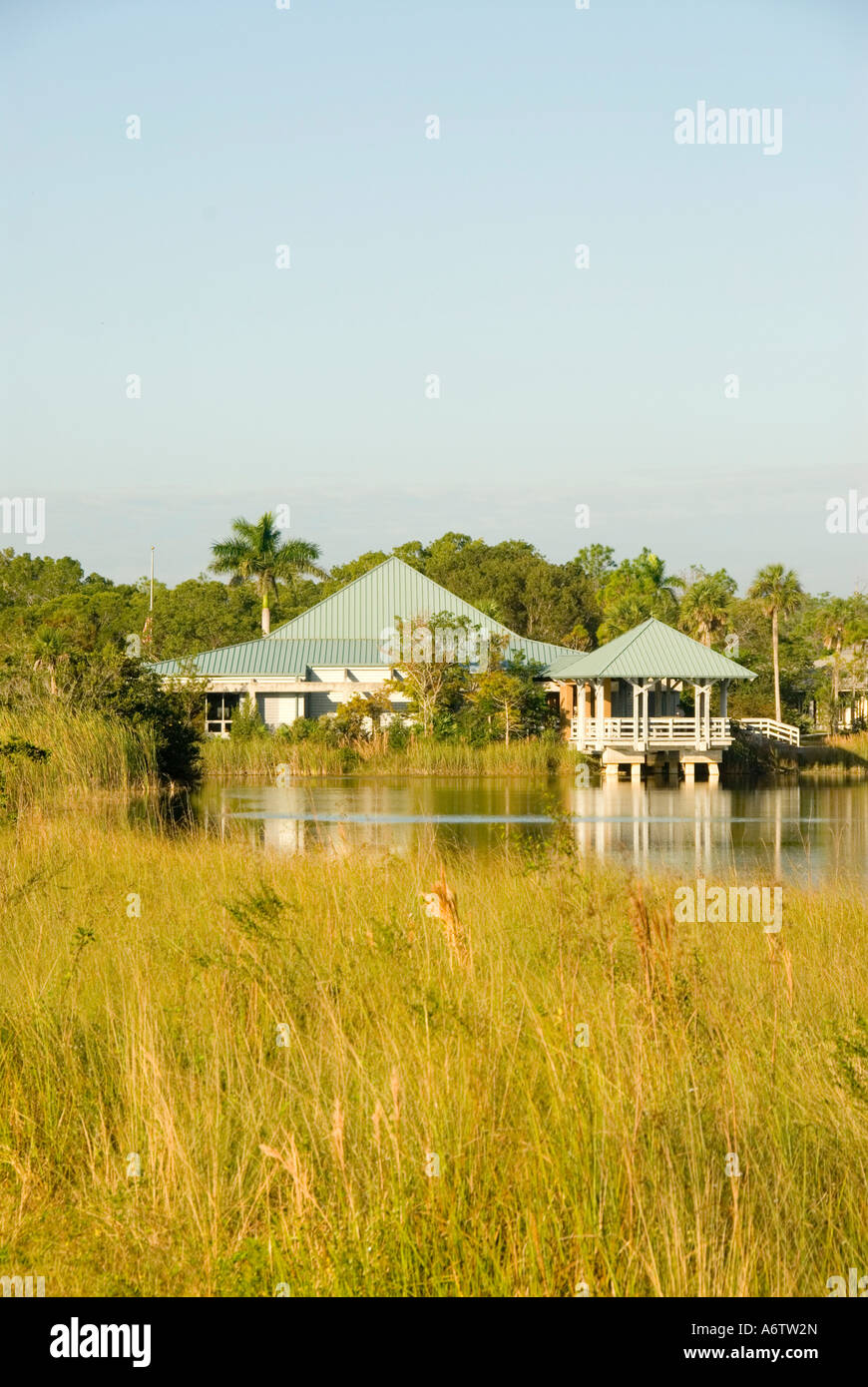 Ernest F Coe Visitor Center Everglades National Park Florida natura birdwatching fauna selvatica Foto Stock