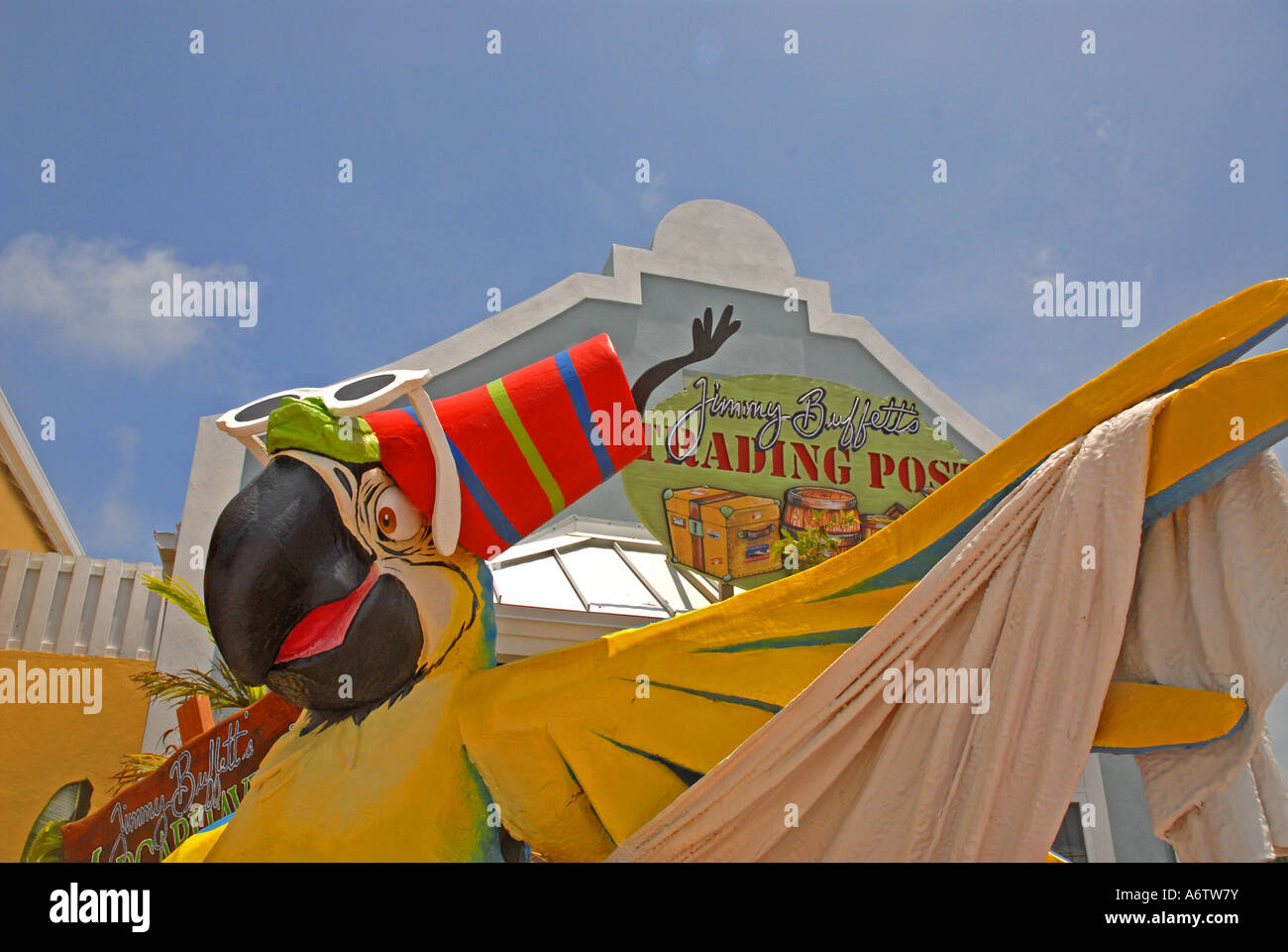 Grand Turk Island Jimmy Buffet's Trading Post Isole Turks e Caicos tci dei Caraibi Foto Stock