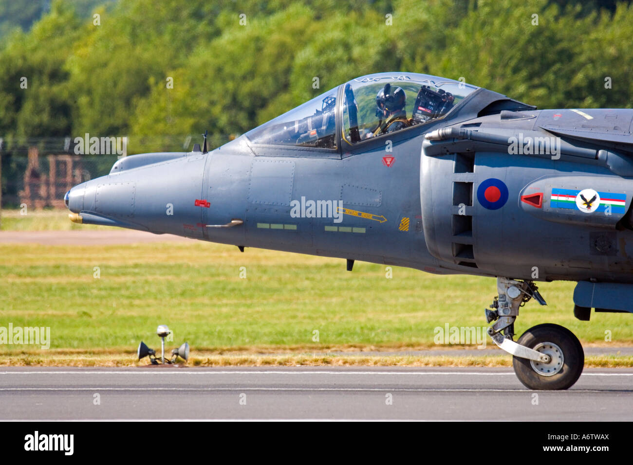 Harrier velivolo VTOL a Royal International Air Tattoo 2005 Foto Stock