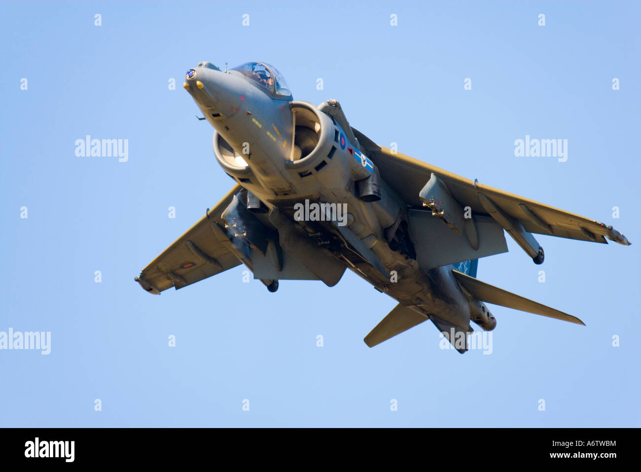 Harrier velivolo VTOL a Royal International Air Tattoo 2005 Foto Stock
