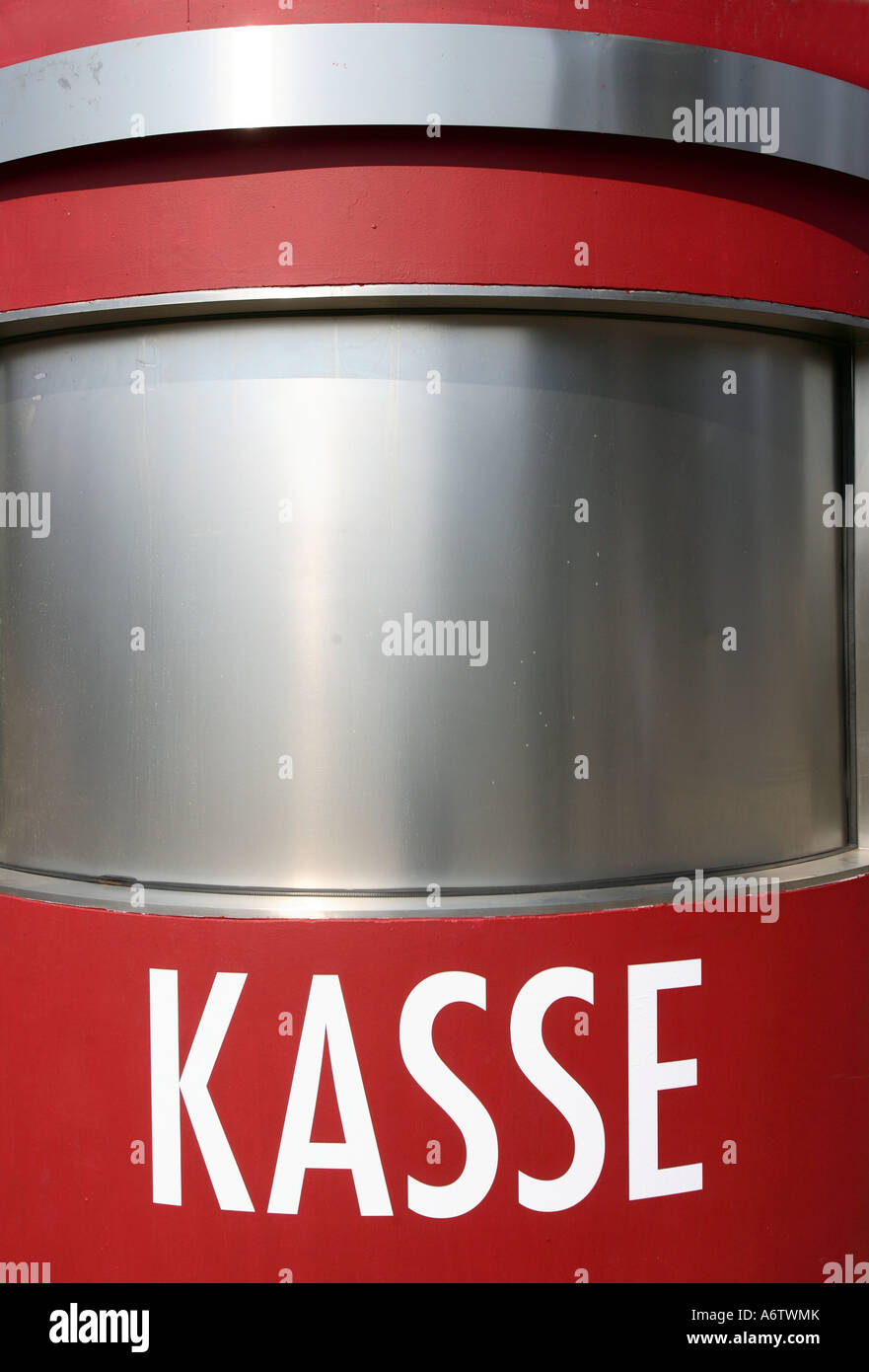 Chiuso sportello bancomat, Germania, Europa Foto Stock