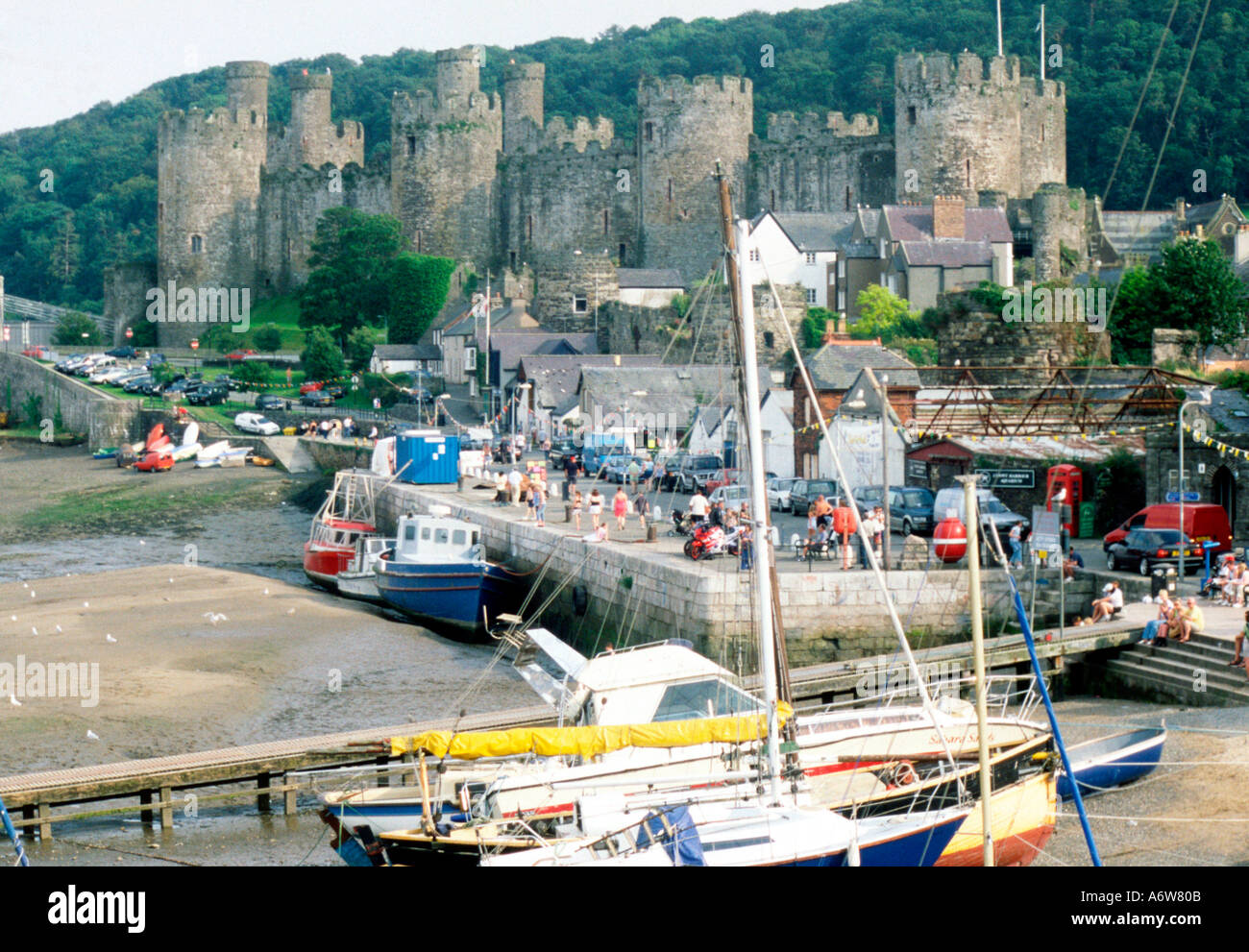 Conwy fiume Festival North Wales Denbighshire Gwynedd Foto Stock