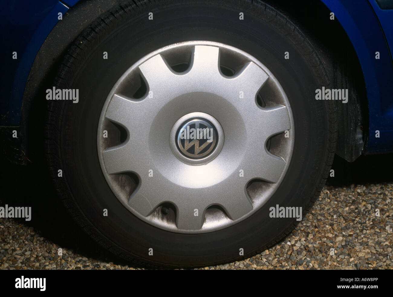 Rotella di automobile di VW Foto Stock