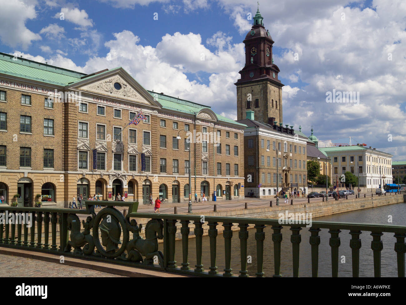 A Göteborg City Museum Christinae Kyrka e Radhuset Göteborg Svezia Foto Stock