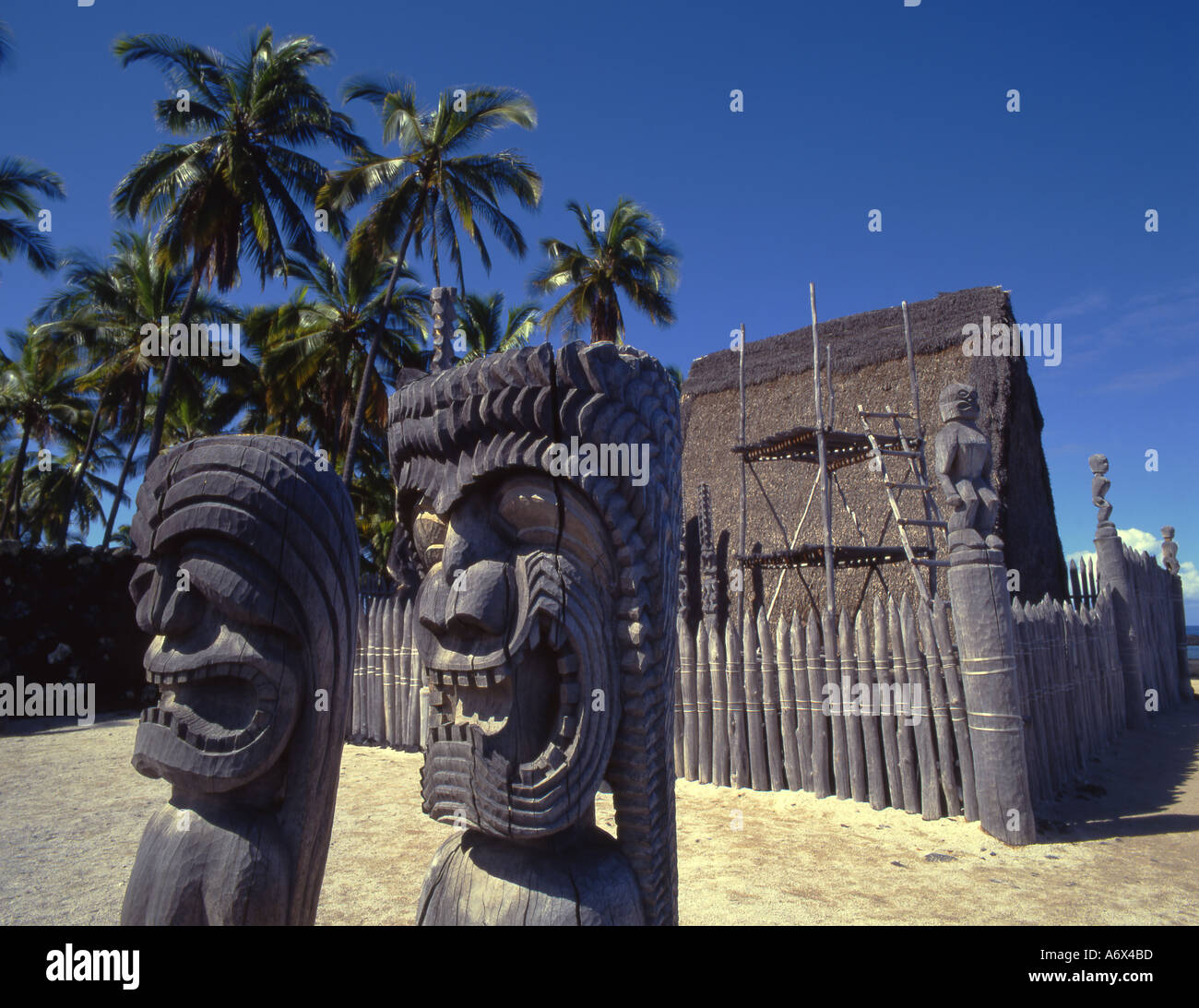 Stati Uniti Hawaii sito storico Foto Stock