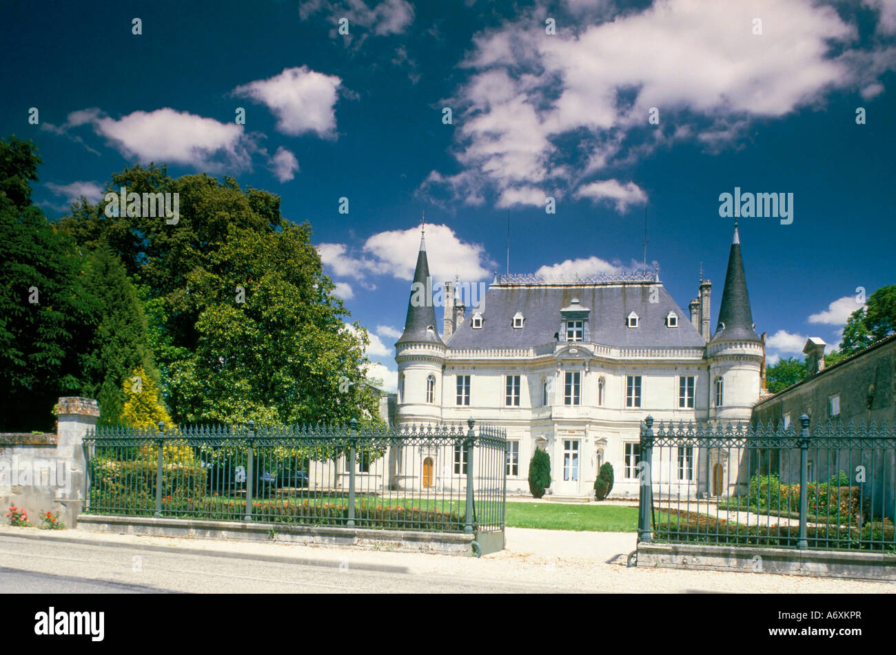 Chateau Palmer Medoc Aquitaine Francia Europa Foto Stock