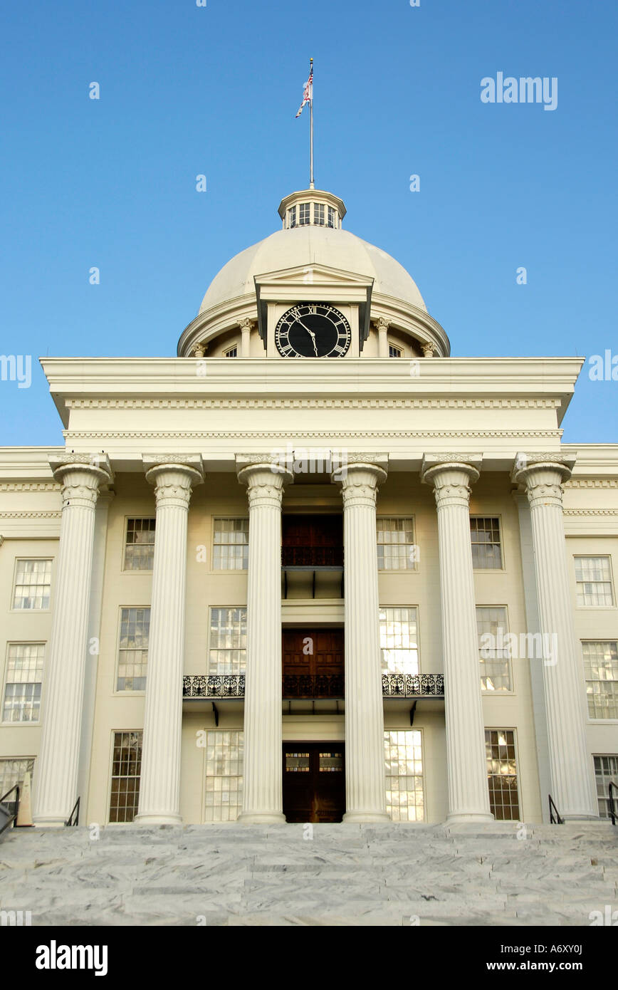 Stato storico palazzo Capitol si trova a Montgomery in Alabama al Foto Stock