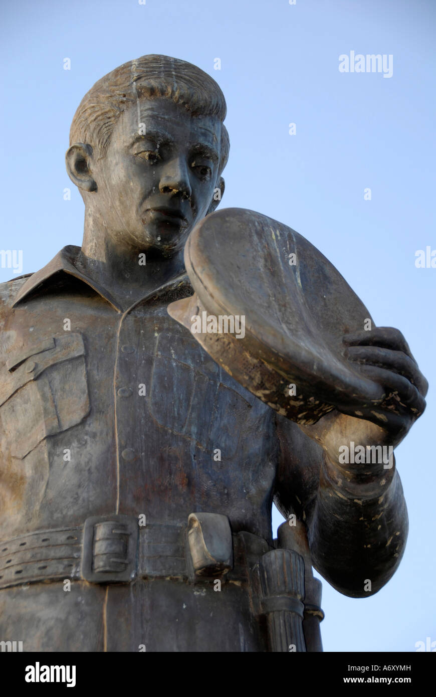 Memorial a tutte le applicazione della legge ufficiali di polizia nella storica città di Montgomery in Alabama al Foto Stock