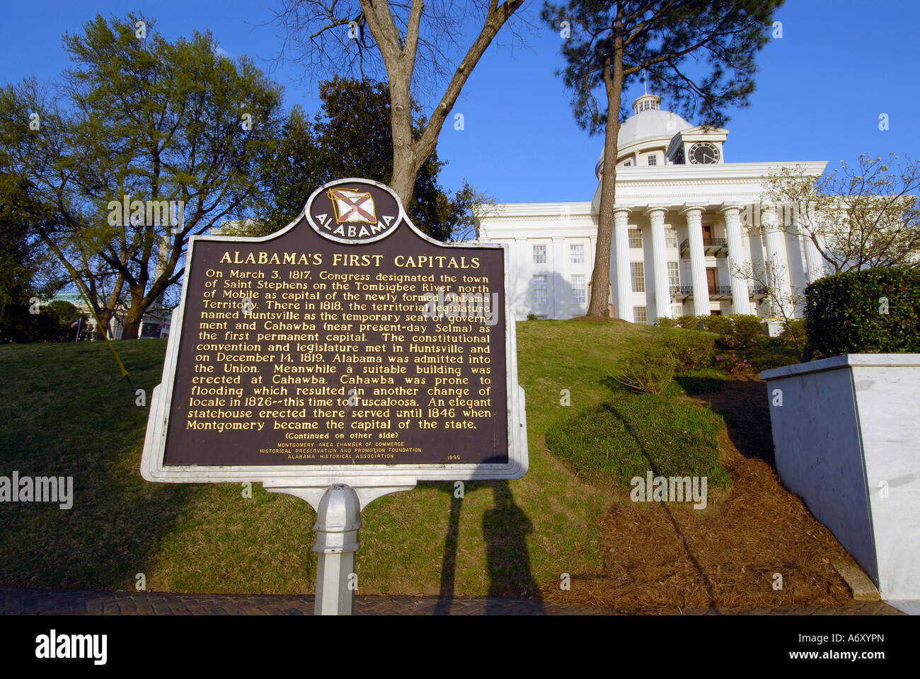 Città storica di Montgomery in Alabama al Foto Stock