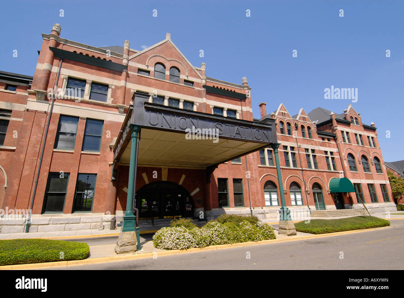 Unione storica stazione ferroviaria città di Montgomery in Alabama al Foto Stock