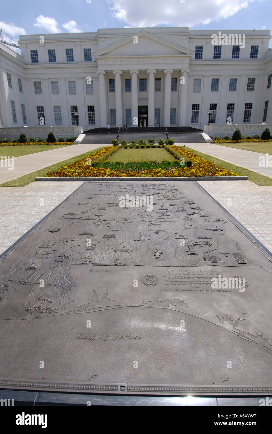 Storico Dipartimento Alabama di archivi e di storia della città di Montgomery in Alabama al Foto Stock