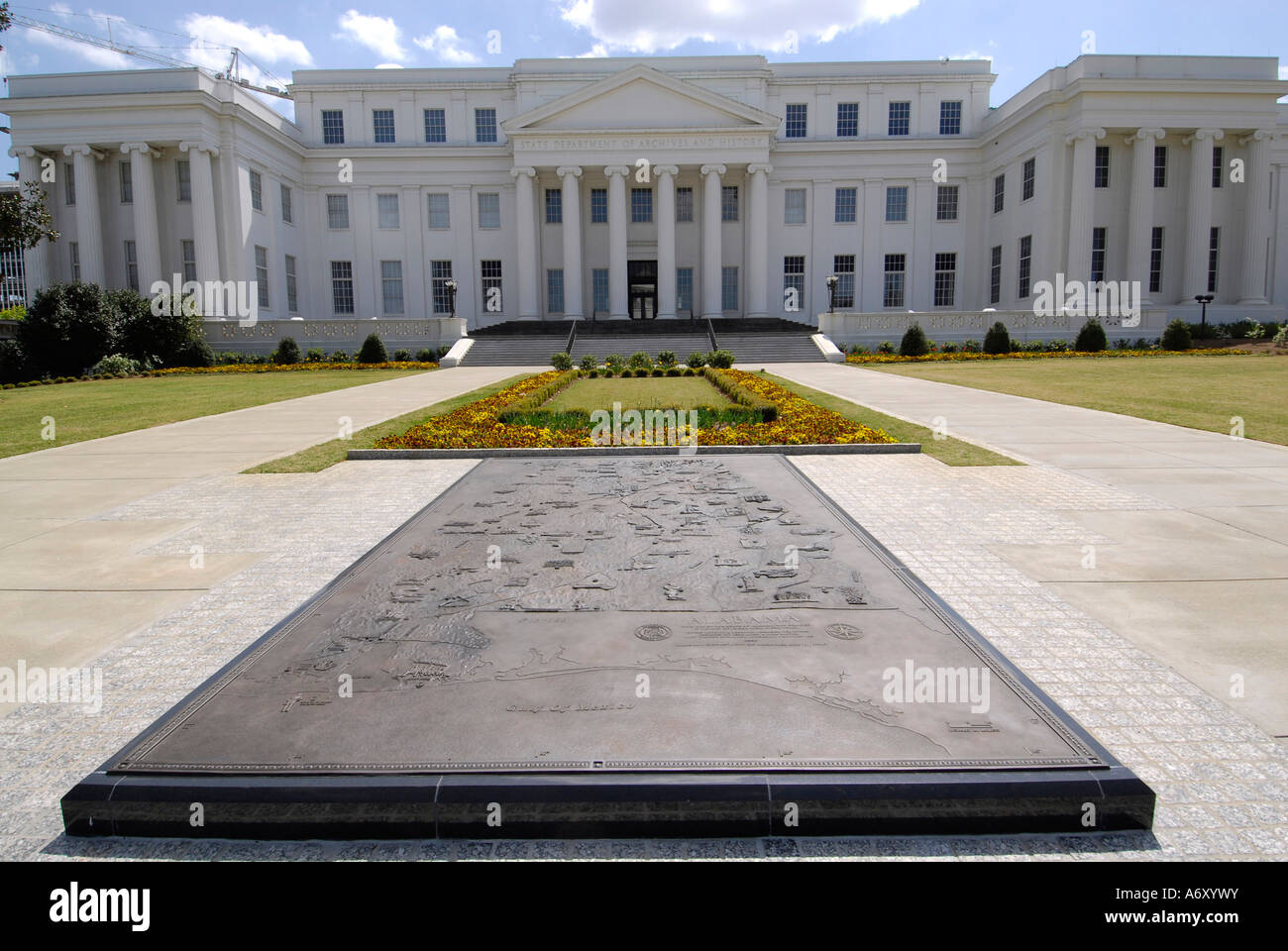 Storico Dipartimento Alabama di archivi e di storia della città di Montgomery in Alabama al Foto Stock