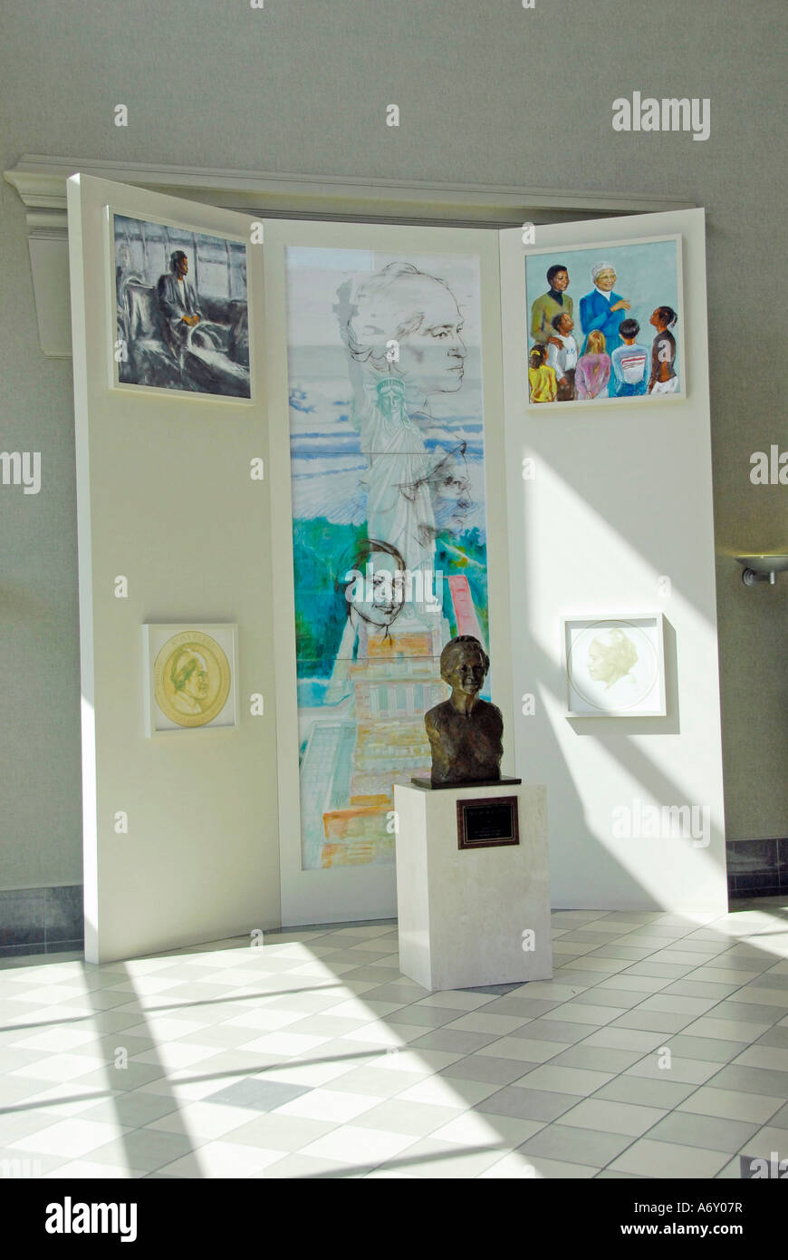Rosa Parks museo storico della città di Montgomery in Alabama al Foto Stock