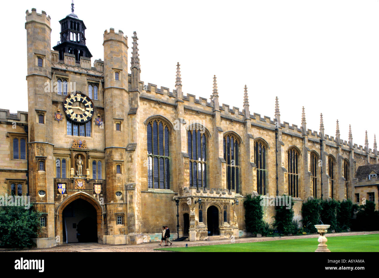 Kings College di Cambridge Inghilterra studente università Foto Stock