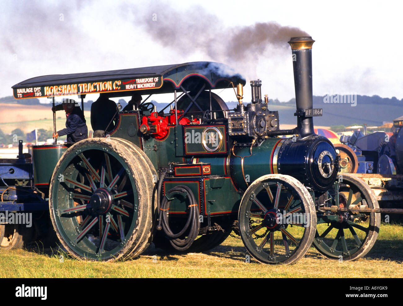 Il grande Dorset fiera del vapore è una manifestazione annuale con Steam alimentato veicoli e macchinari. La fiera è stata tenuta in Dorset, Foto Stock