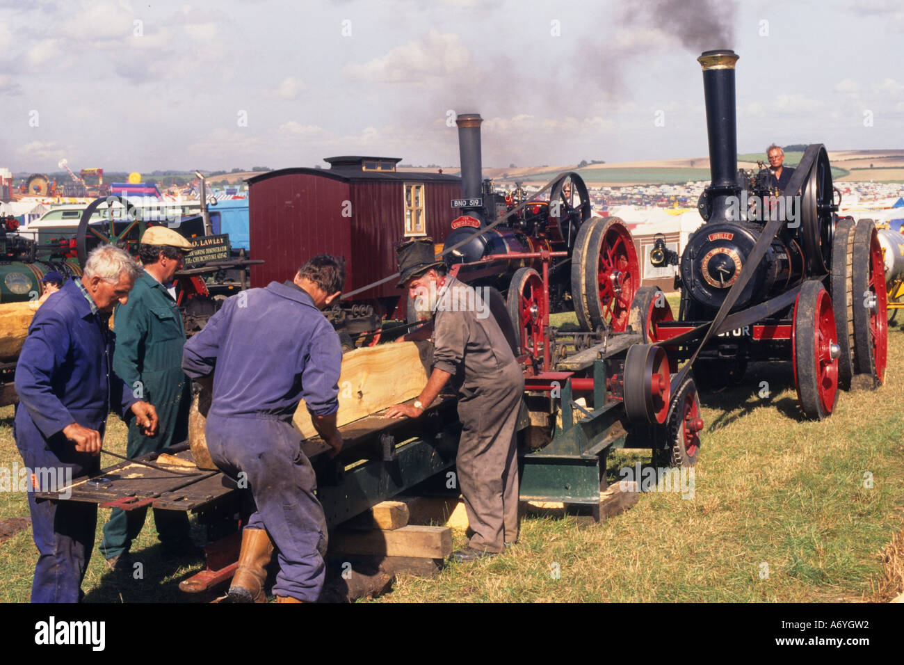 Il grande Dorset fiera del vapore è una manifestazione annuale con Steam alimentato veicoli e macchinari. La fiera è stata tenuta in Dorset, Foto Stock