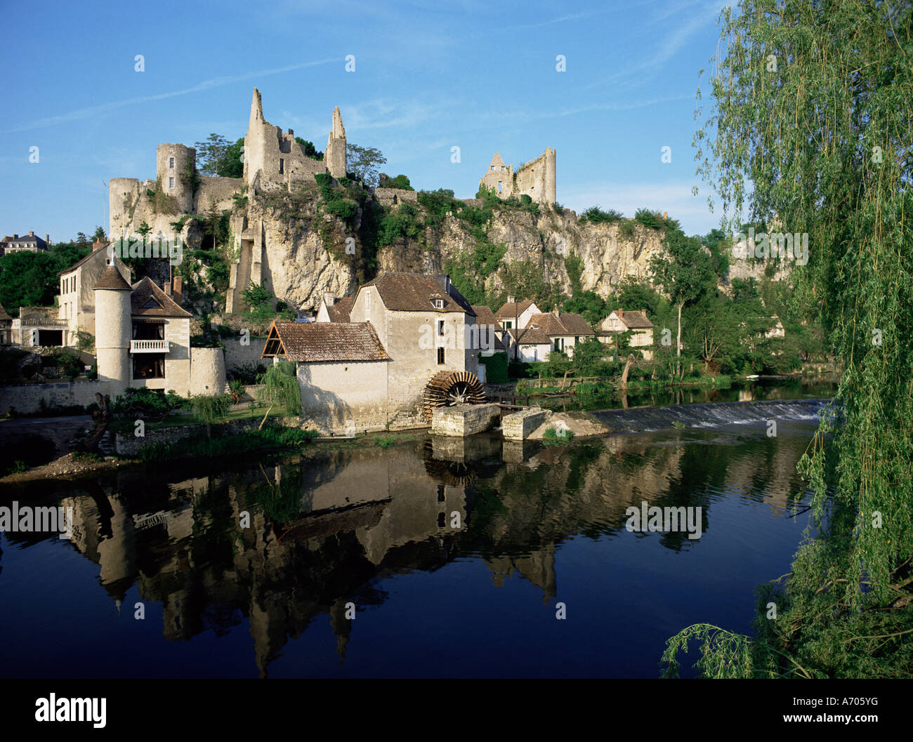 Angoli sur l Anglin venne Poitou Charentes Francia Europa Foto Stock