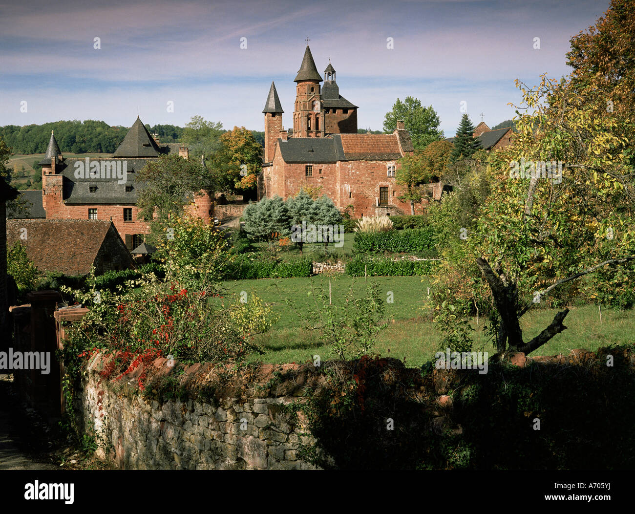 Collonges la Rouge Correze Limousin Francia Europa Foto Stock