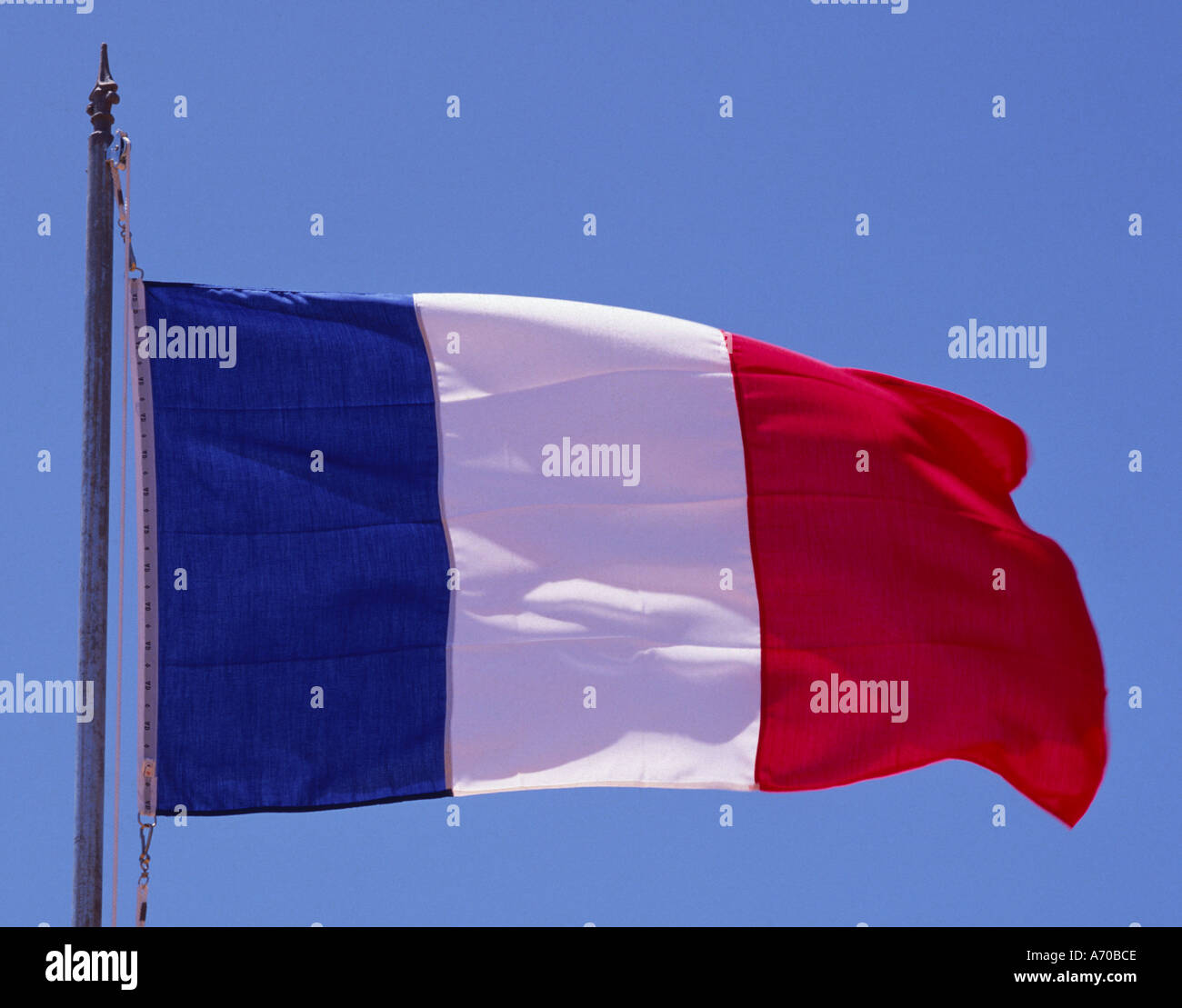 Bandiera francese, Francia Foto Stock
