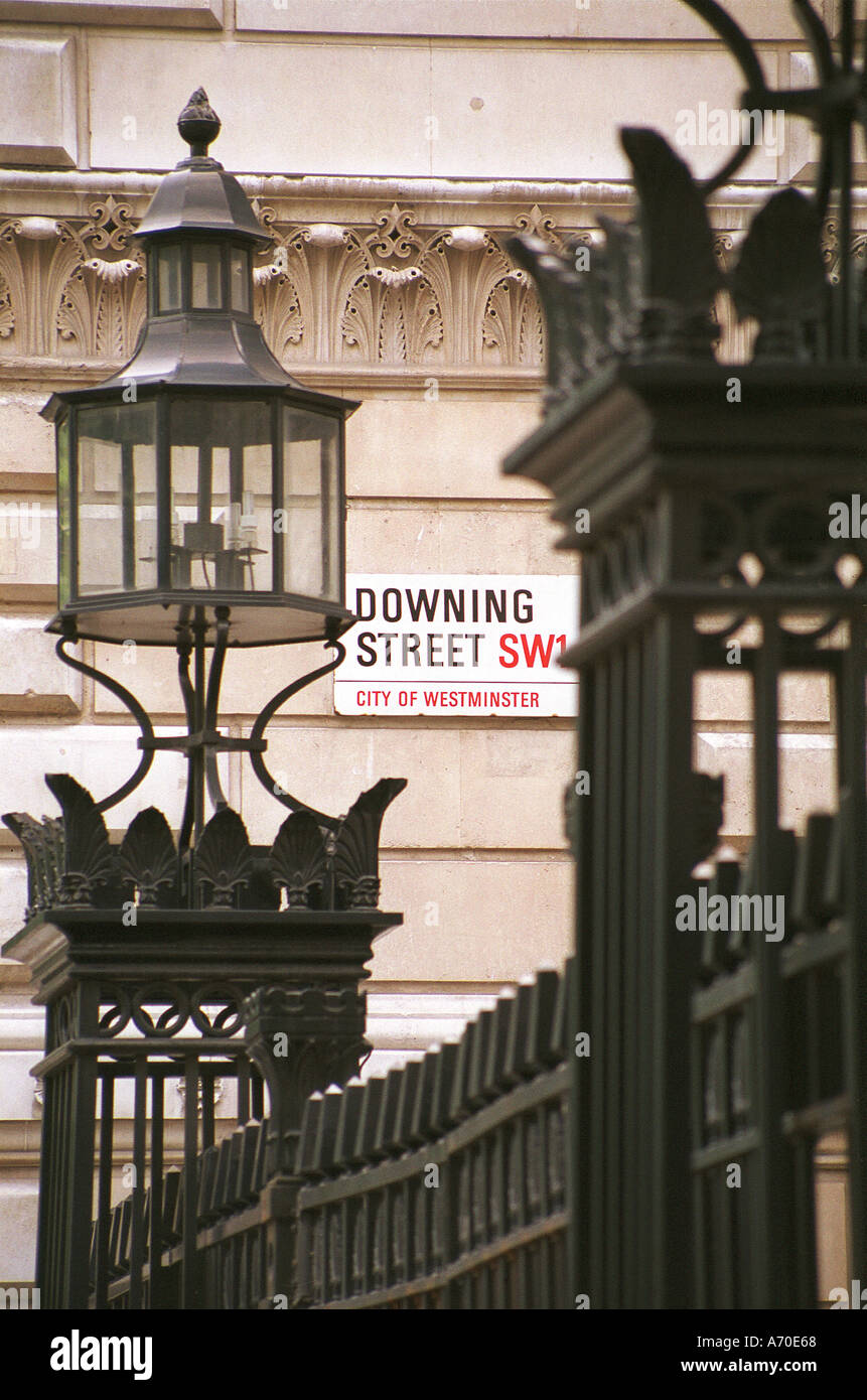 Londra Downing Street Foto Stock