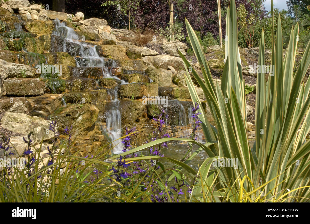 Il giardino segreto, il Palazzo di Blenheim Oxfordshire, home all'undicesimo Duca di Marlborough Foto Stock