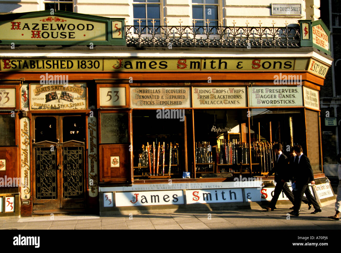 Hazelwood house James Smith e figlio di Londra Foto Stock