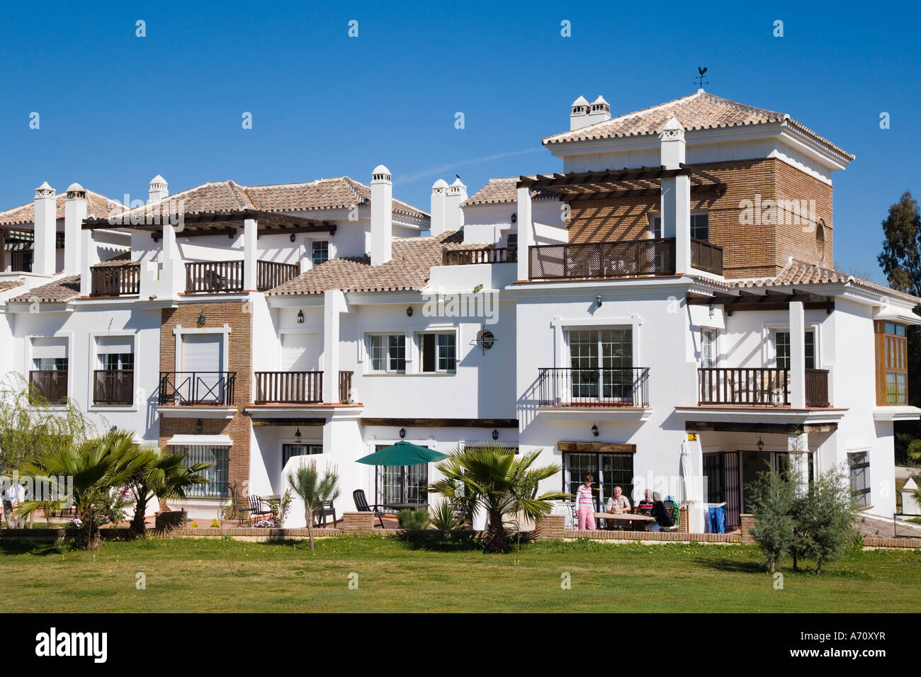 Alhaurin de la Torre Malaga Provincia entroterra Costa del Sol Spagna Lauro Golf proprietà di lusso Foto Stock