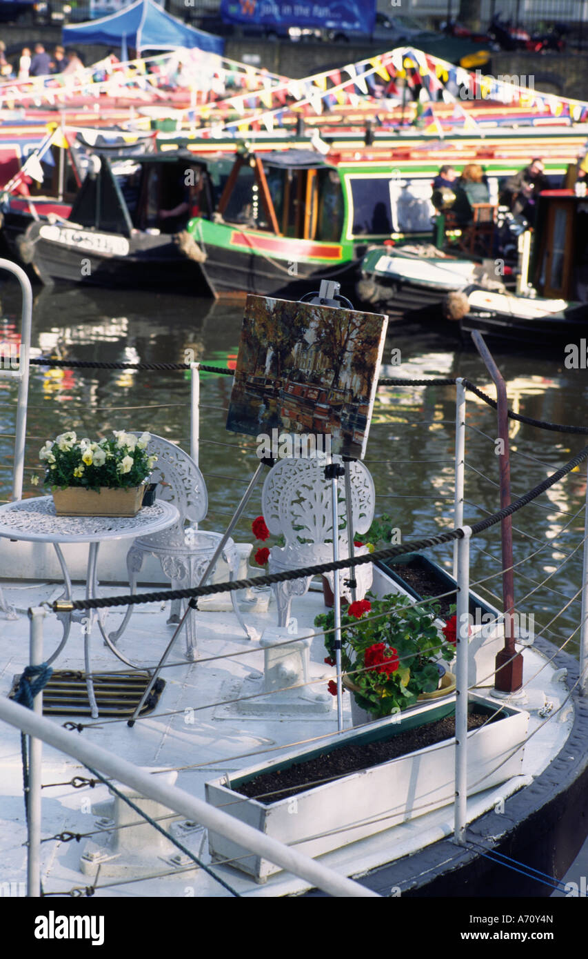 Regent's Canal, Londra Foto Stock