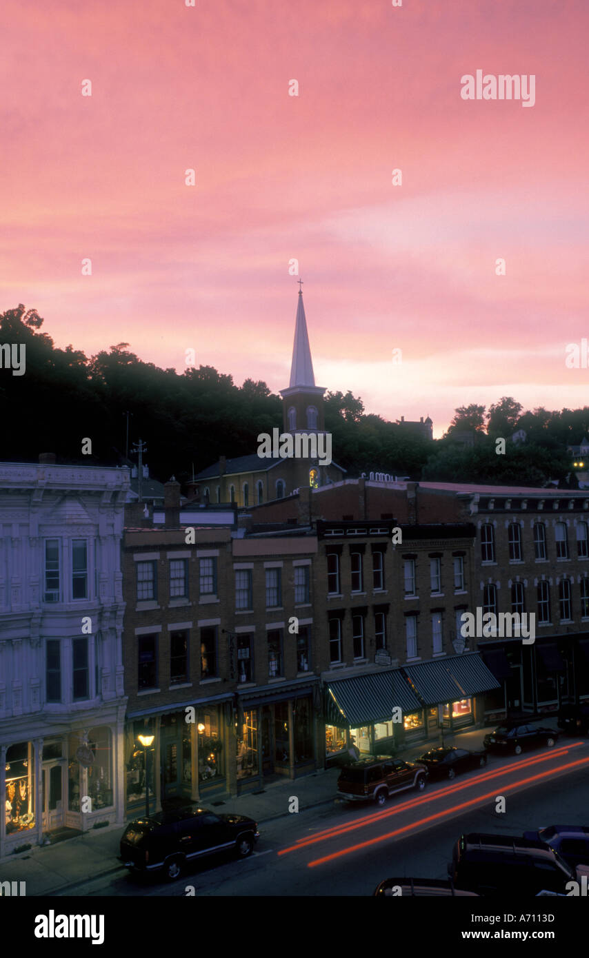 AJ0215, Illinois, IL, la galena Foto Stock