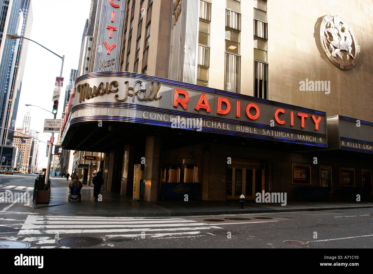 Radio City Music Hall di New York City STATI UNITI D'AMERICA Foto Stock