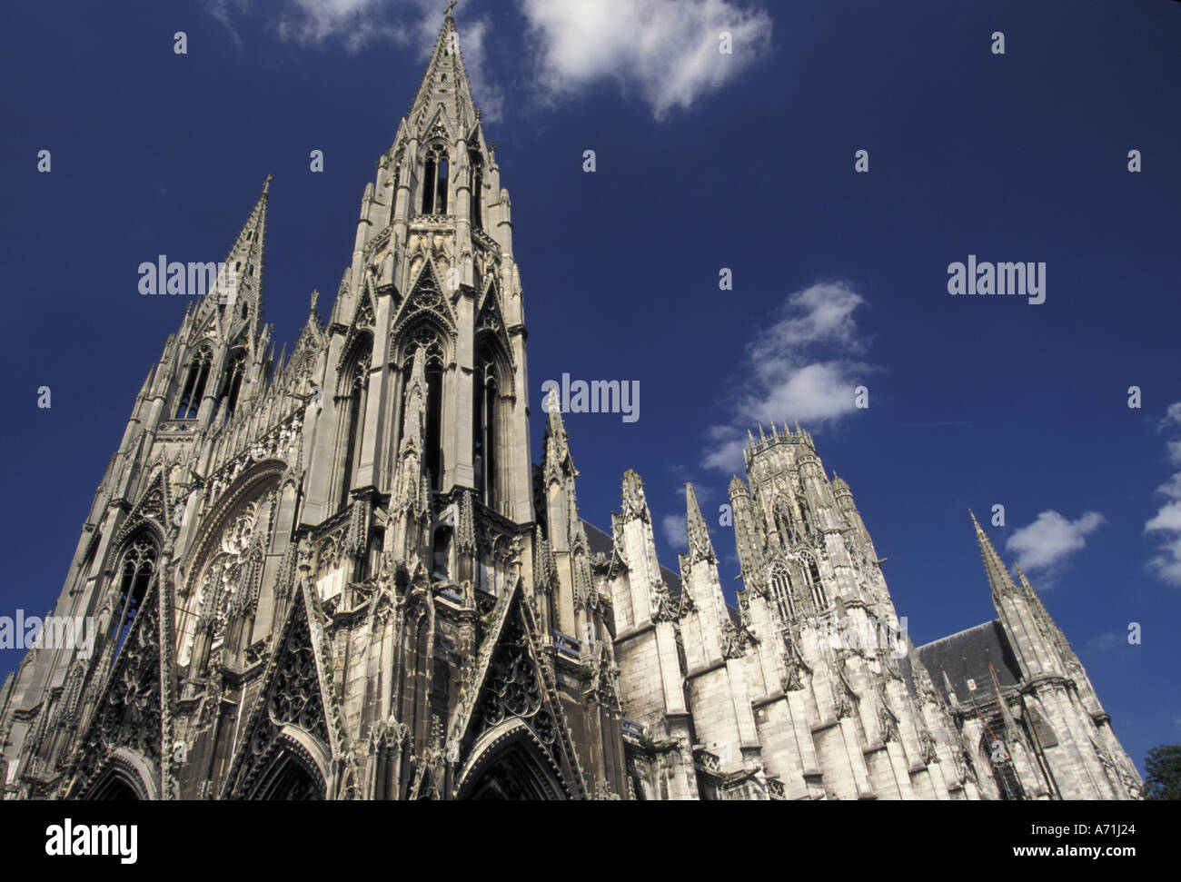 Francia Normandia Rouen. Eglise St. Ouen Foto Stock