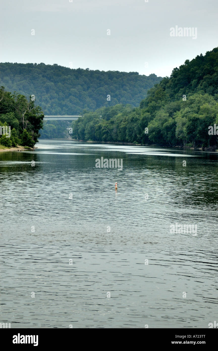 Kentucky fiume al sito storico di Fort Boonesborough Kentucky negli Stati Uniti Foto Stock