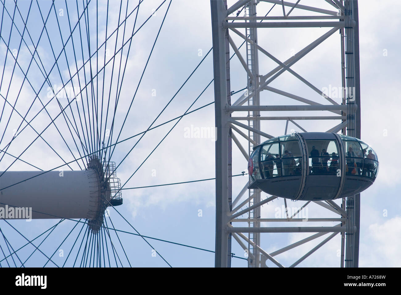 Occhio di Londra Inghilterra Regno Unito Regno Unito GB Gran Bretagna Isole Britanniche Europa UE Foto Stock