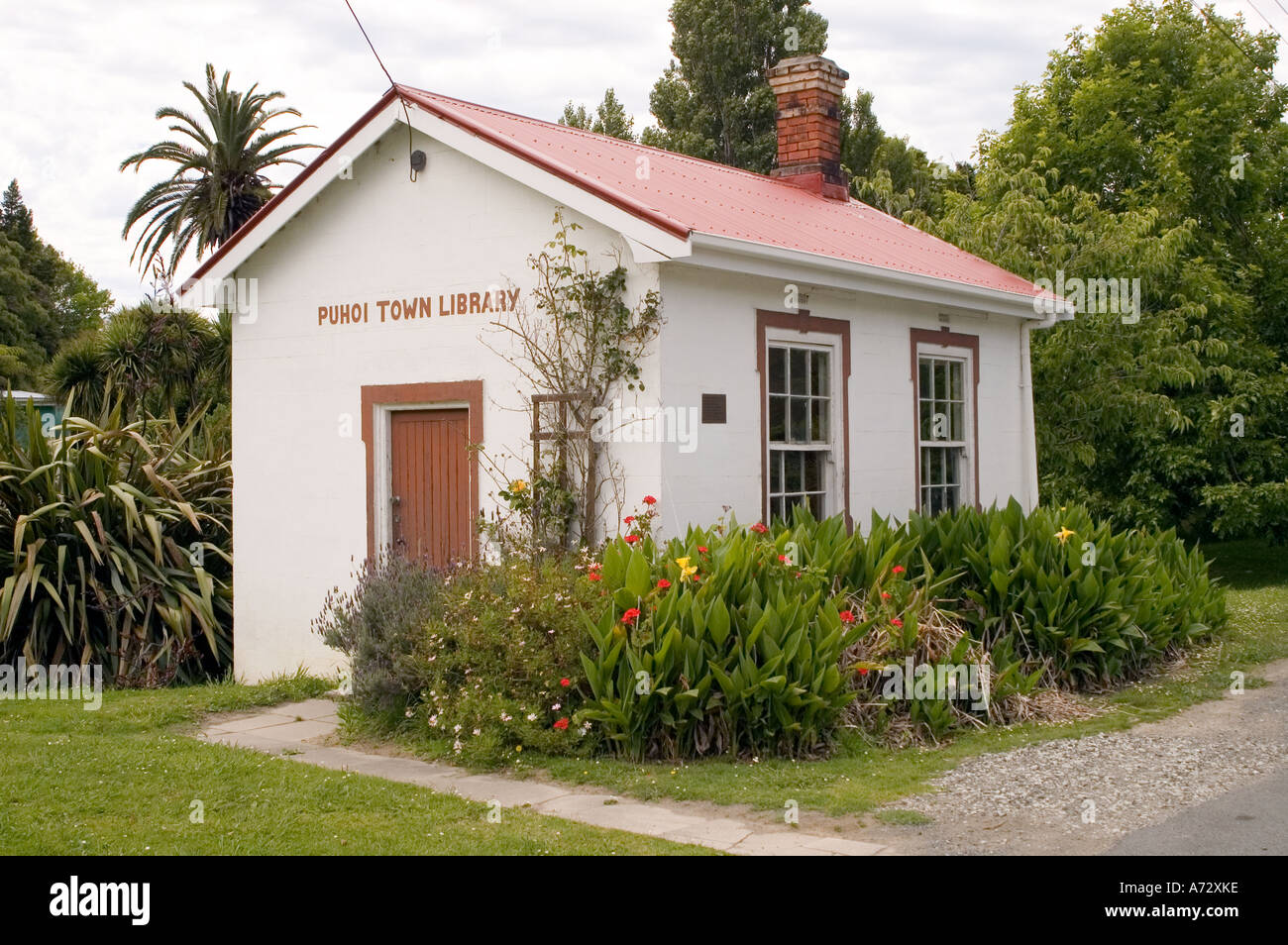 Piccola biblioteca in Nuova Zelanda Foto Stock