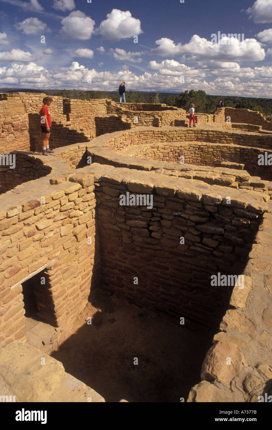 AJ3865, Colorado, CO, il Parco Nazionale di Mesa Verde Foto Stock