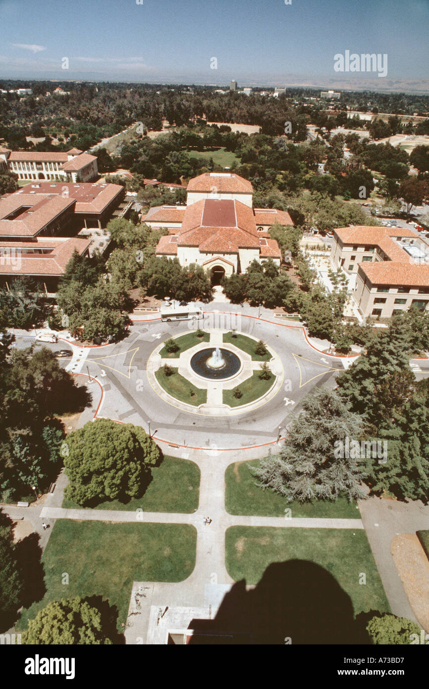 Higher Education, STANFORD CA USA, University General View from Above Overview Landscaping, scuole da tutto il mondo, campus ivy League Foto Stock