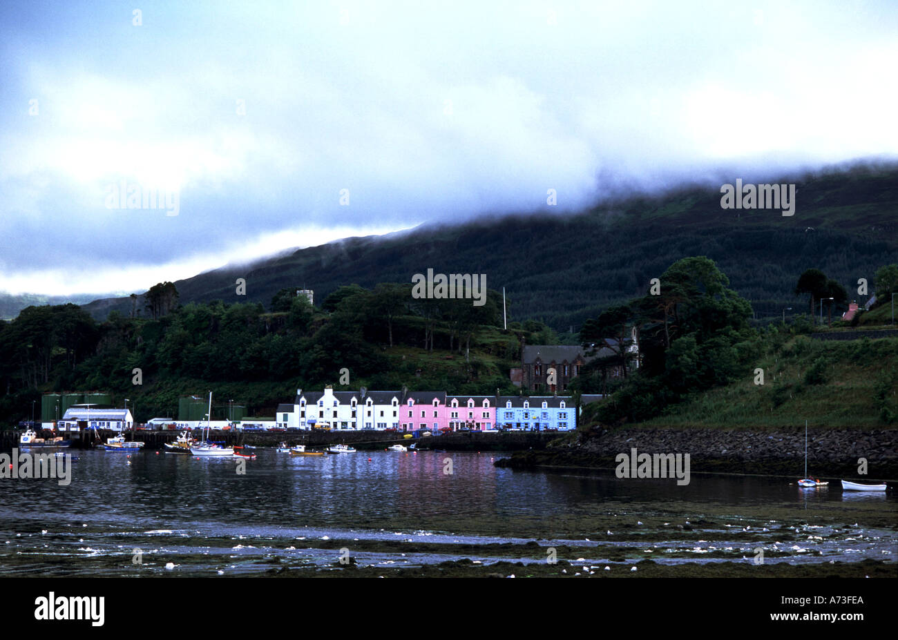 Portree Isola di Skye in Scozia Foto Stock
