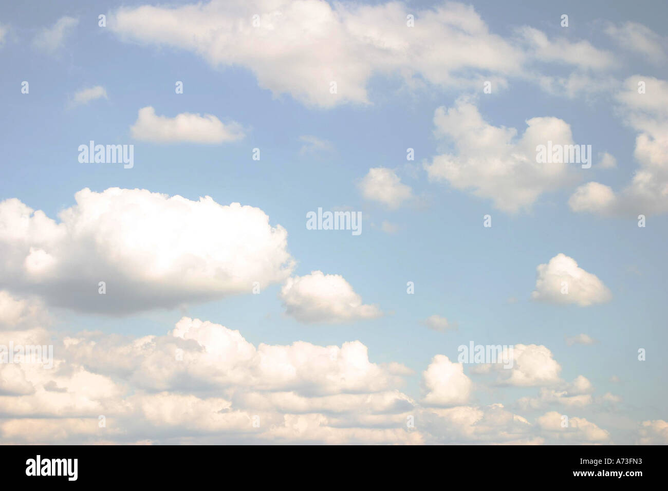 cielo nuvoloso Foto Stock