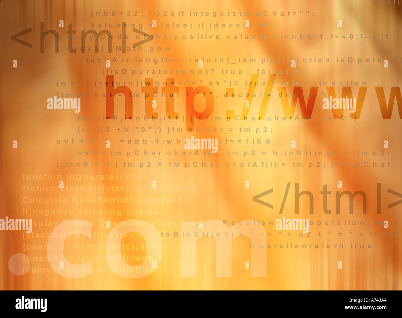 Concetto Internet illustrazione http Foto Stock