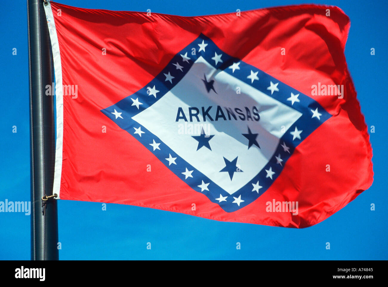 Indicatore di stato di Arkansas Foto Stock