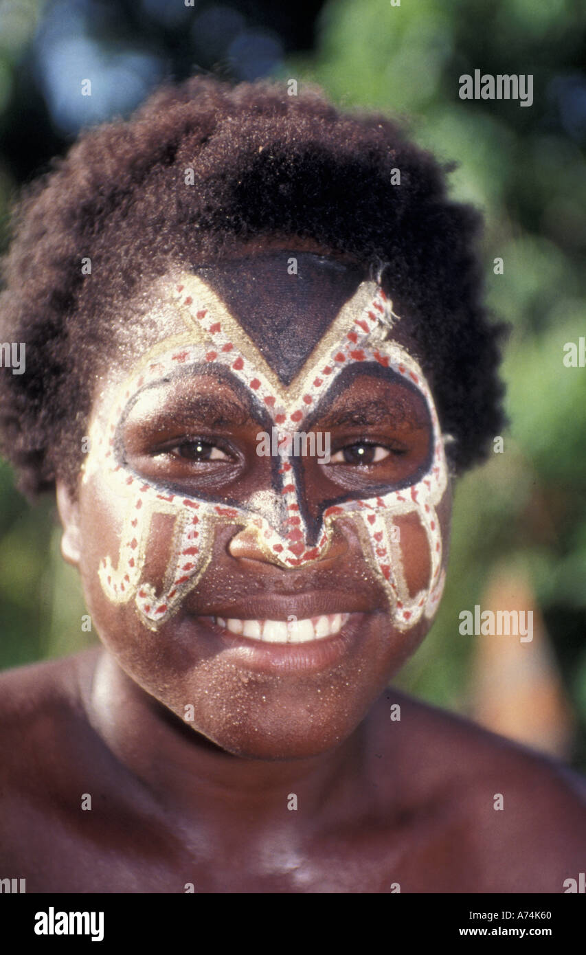 Asia, Papua Nuova Guinea, regione Sepik. Fiume Sepik ragazza Foto Stock