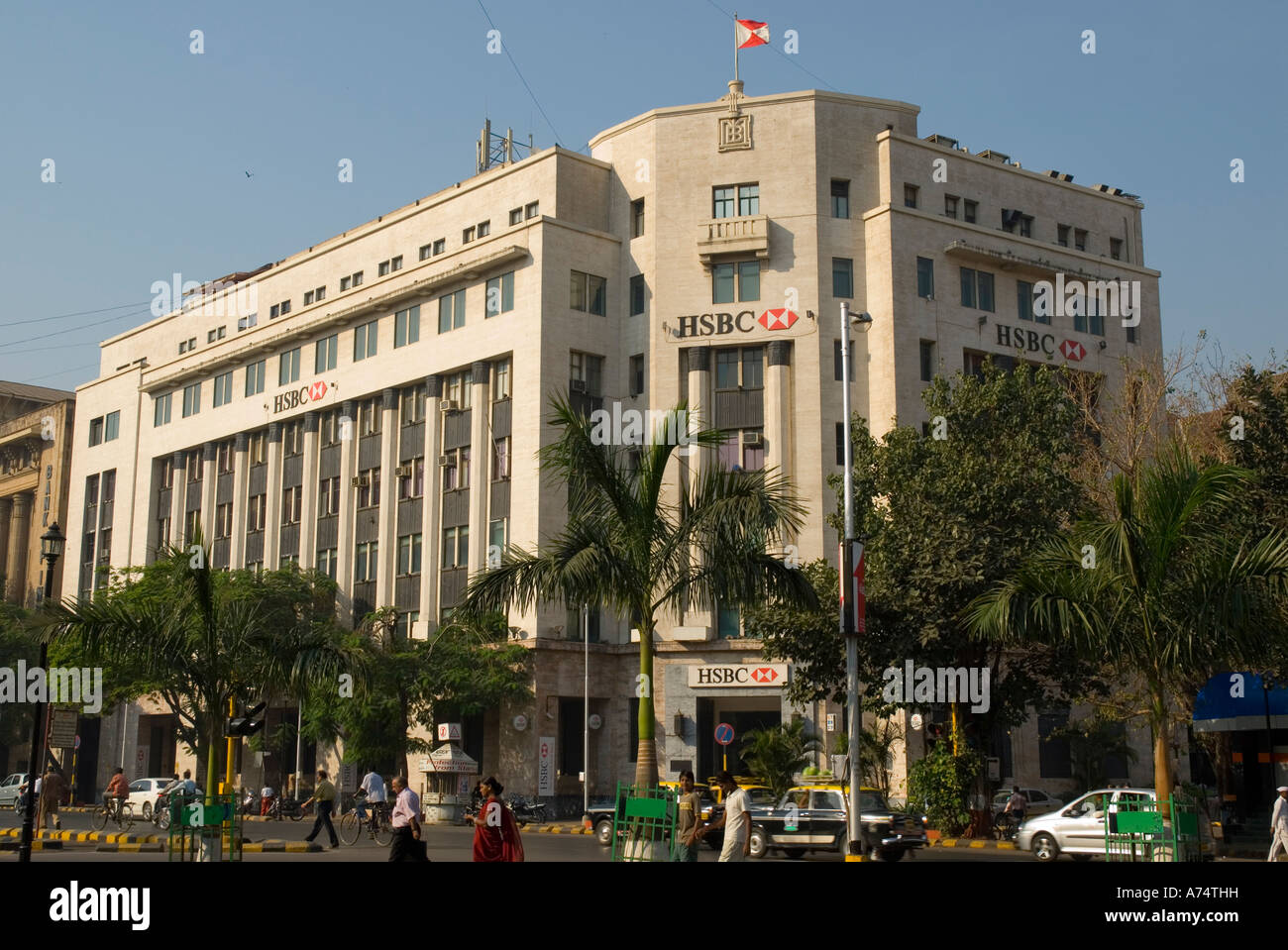 HSBC Bank Building Mumbai India Foto Stock