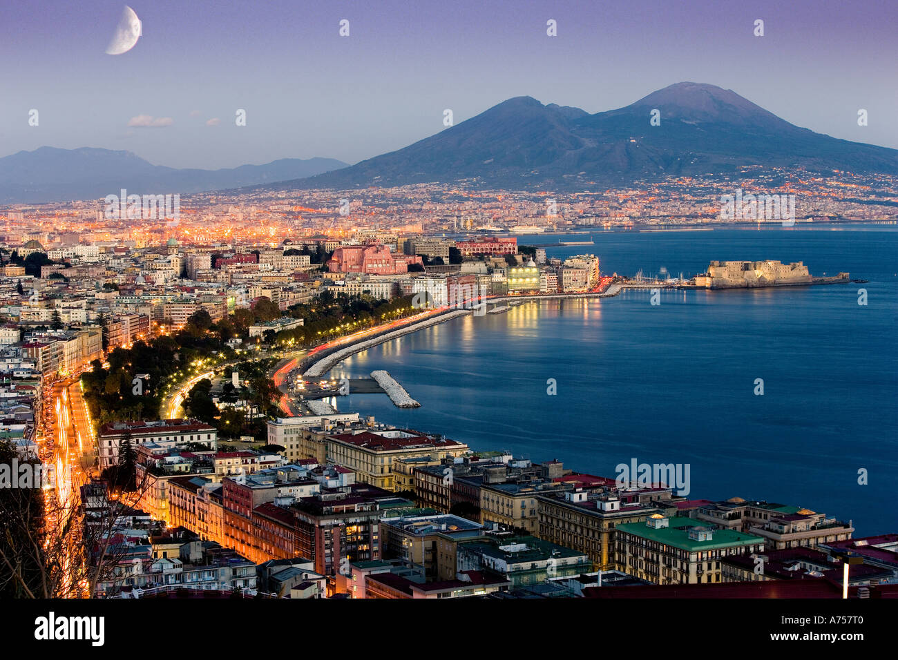 Europa Italia Napoli Vesuvio Foto Stock Alamy