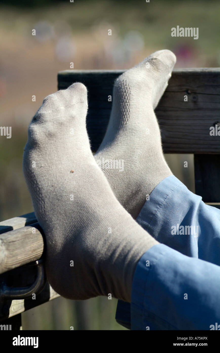 piedi femminili Foto Stock