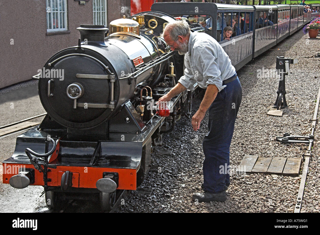 Fiume Esk-2-8-2 locomotore. Foto Stock