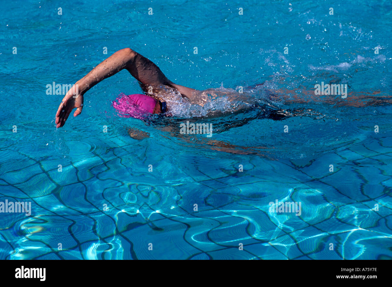 Schwimmer nuotatore Foto Stock