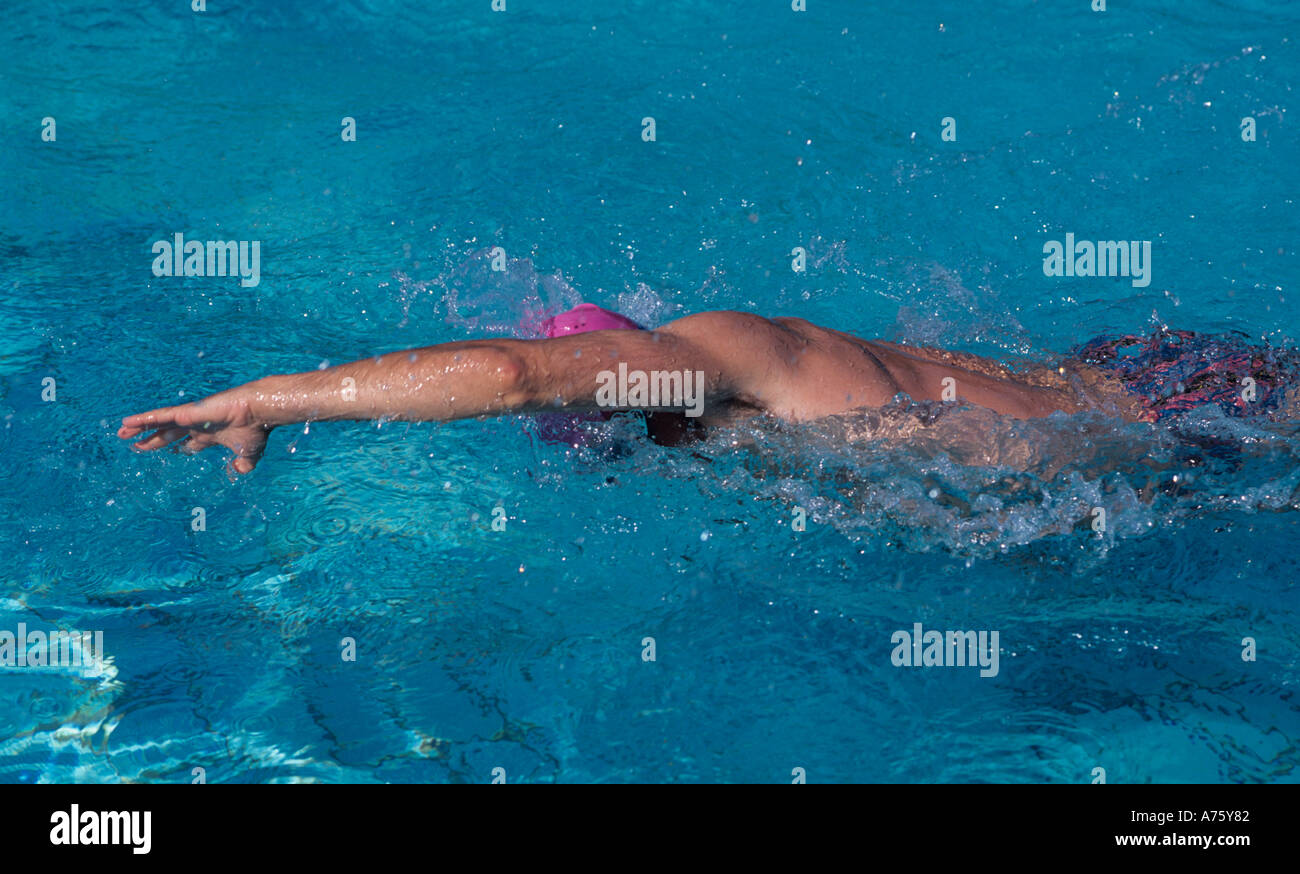 Schwimmer nuotatore Foto Stock